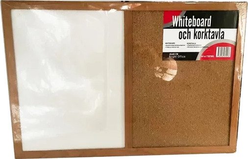 BRIGHTOFFICE Whiteboard/Cork board 40*60 cm.
