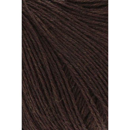Lang Garn Merino 400 Lace Garn 368 Mørk Brun Melange