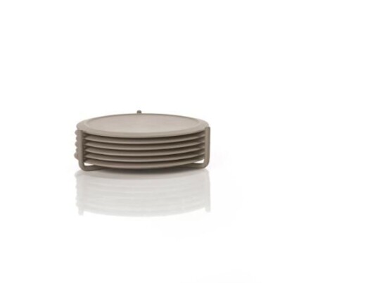 Zone Glassbrikker Taupe 6stk
