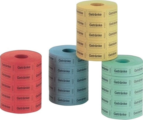 Herlitz Drikkevaremerker/791780 Blå+Rød+Gul+Grønn Drikkevarer Forts. 5X1000