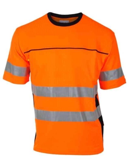 BS Bergset T-skjorte, HiVis kl.2 Unisex, Str. L, Oransje/Sort BS Bergset T-skjorte, HiVis kl.2 Unisex, Str. L, Oransje/Sort