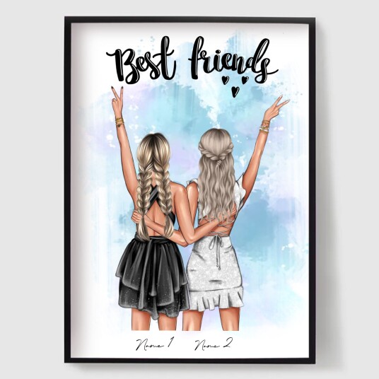 Personlig plakat – BFF Personlig plakat – BFF