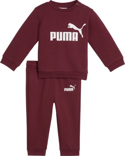 PUMA Minicats Essential Crew Joggingpak Barn Bordeaux 80