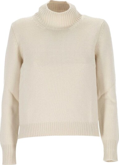Gran Sasso Dame Strikkevarer Beige 2XS, Gran Sasso Dame Strikkevarer Beige 2XS,