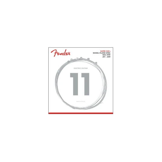 Fender Super 250 gitarstrenger (011-049) forniklet stål, ball end