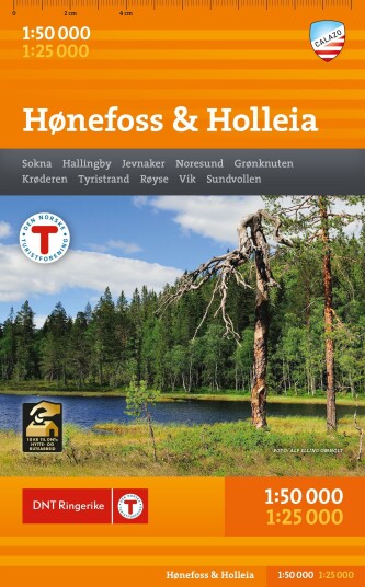 Kart Turkart Hønefoss & Holleia