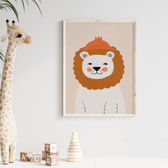 Plakat Søt Løve