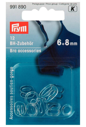 BH hekter 6+8 mm, transparent BH hekter 6+8 mm, transparent