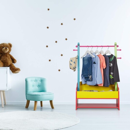 Rxs Kleshenger for barn med hyller
