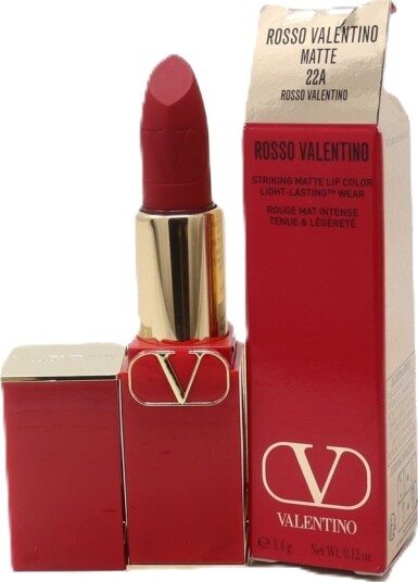 Valentino Valentino Rosso Matte Cream Lipstick 22A Refillable 3.5 G