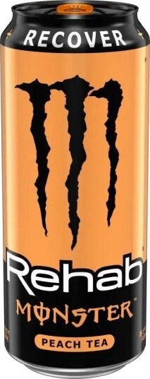 Monster Energy Rehab Peach Tea - Energidrikk med Ferskentesmak 458 ml (USA Import) Monster Energy Rehab Peach Tea - Energidrikk med Ferskentesmak 458 ml (USA Import)