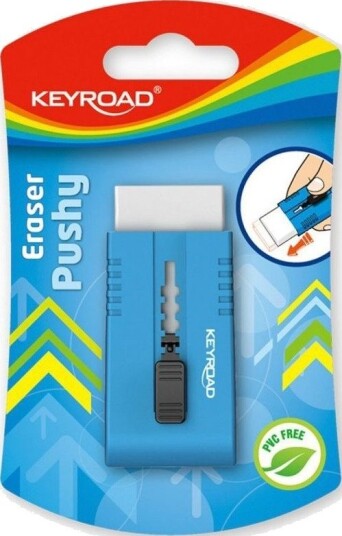 Keyroad Viskelær Universal Keyroad Pushy, Blister, Mix Farger
