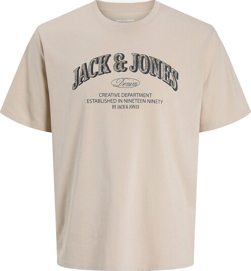 Jack & Jones T skjorte Jjedenver Logo Tee Ss O Neck Sn Grå