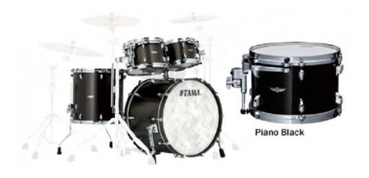 Tama TW42RZS-PBK Star Walnut 4-shell 10,12,16,22 Piano Black