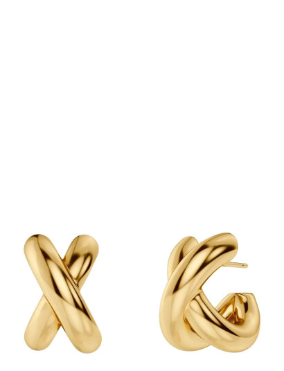 Edblad Alexa Hoops L Gold   Gold   ONE SIZE