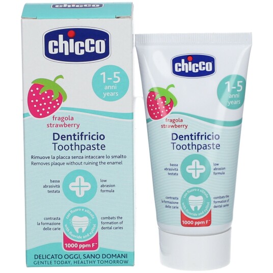 Xylitol Børnetannkrem CHICCO Tutti Frutti 1-5 år 50 ml