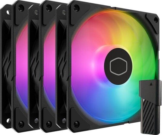 Cooler Master SickleFlow Edge 120 ARGB 3 Pack Kabinettvifter 120mm Sort