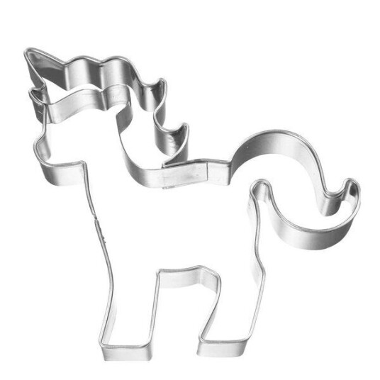 Birkmann Cookie Cutters pepperkakeform enhjørning 8,5 cm rustfritt stål