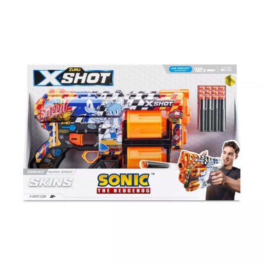 Zuru Skins Dread Sonic Launcher 12 Super Speed Dart