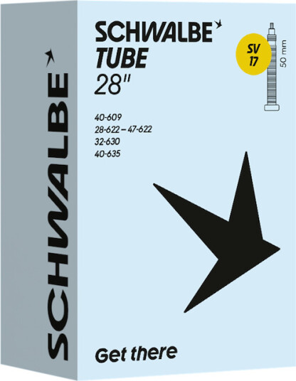 Schwalbe slange 700c/28"x1,10-1,90 (28/47-622/635) 50mm racerventil Schwalbe slange 700c/28"x1,10-1,90 (28/47-622/635) 50mm racerventil