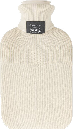 Fashy varmeflaske strikket beige 2 L