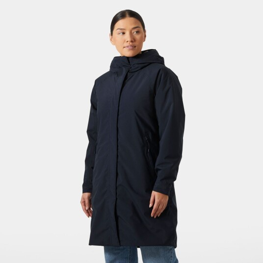 Helly Hansen Lily Insulated Raincoat Dame Marineblå XL