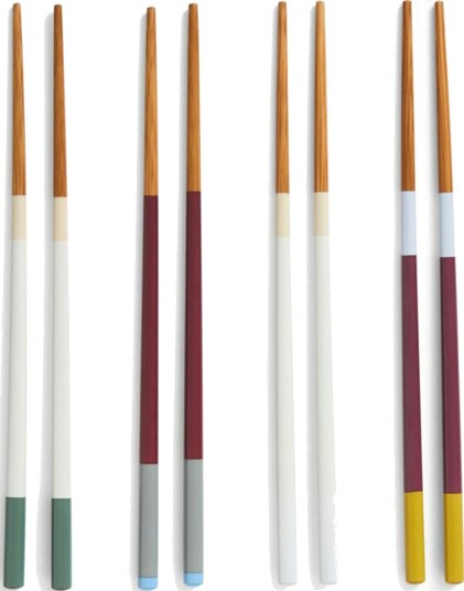 Colour Sticks Spisepinne 4 pk Subtle