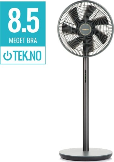 Xiaomi Smartmi SmartFan 3 gunmetal oppladbar gulvvifte appstyrt inkludert fjernkontroll