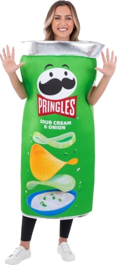 Smiffys Pringles Sour Creme & Onion Boks Unisex Kostyme Onesize