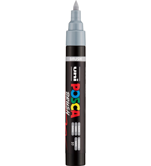 Posca Posca Brush PC 5BR Grey