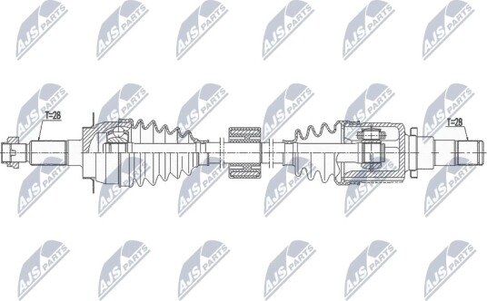 Nty Drivaksel NTY NPW SU 037