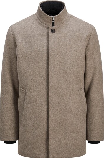 Jack & Jones Jjeharrison Wool Blend Jacket Sn GREIGE XXL Jack & Jones Jjeharrison Wool Blend Jacket Sn GREIGE XXL