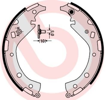 Bremsesko sett BREMBO S 83 549