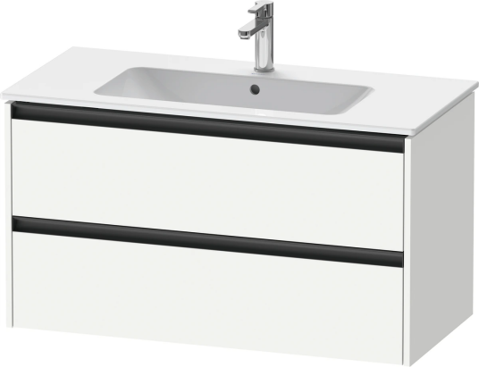 Duravit Ketho.2 Servantskap 2 Skuffer 1010x480 mm Hvit Matt