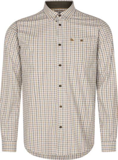 Seeland Oxford skyteskjorte Herre Classic Blue/Merlot Check XL