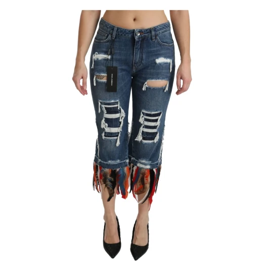 Dolce & Gabbana Dame Jeans Blå L,