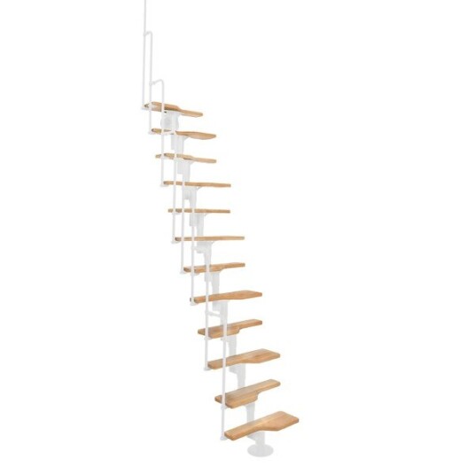 Minka Twister Modultrappe I Hvid 2,938