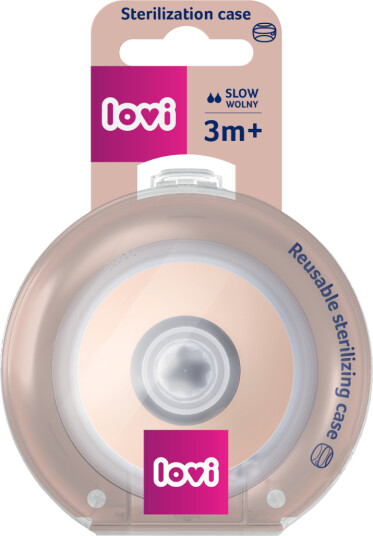 LOVI Dynamic Feeding Teat Mammafeel 3m+ Slow 1pcs