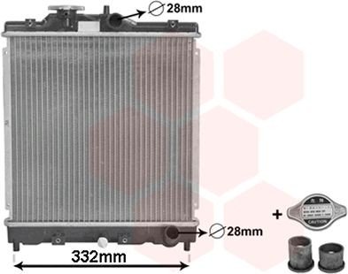 Radiator VAN WEZEL 25002031