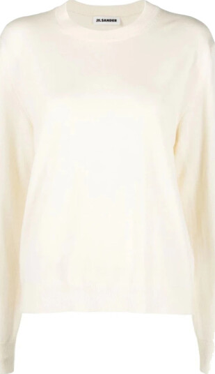 Jil Sander Dame Strikkevarer Beige 2XS,