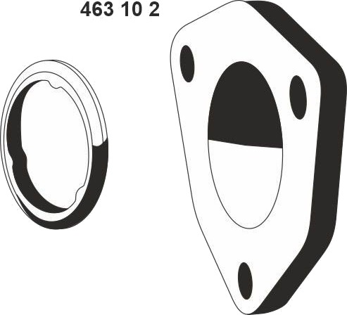Flens, eksosrør ERNST 463102