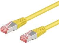Goobay CAT6 SSTP Nettverkskabel 1m Gul RJ-45
