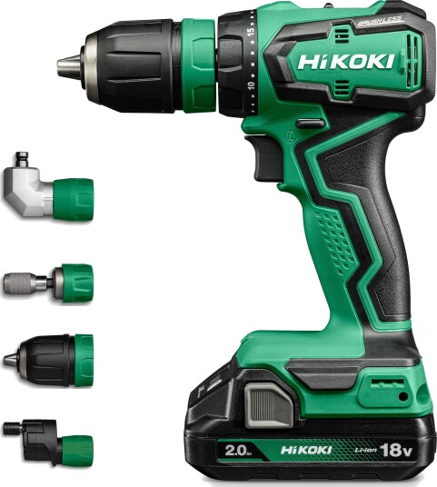Hikoki Power Tools DS18DDQ Borskrutrekker 2Ah Sett Hikoki Power Tools DS18DDQ Borskrutrekker 2Ah Sett