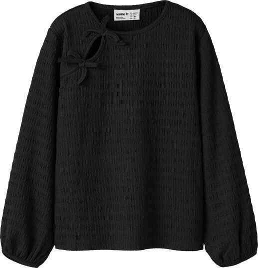 Name It Nkfbelindo Ls Top Black 146 152