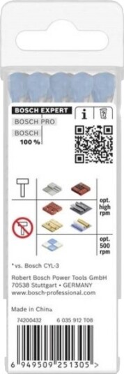 Bosch Tilbehør 2608902285 Multibor 7 Mm, Samlet Lengde 100 Mm, 10 Stk