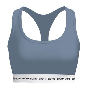 Björn Borg BH Logo Soft Top Grå bomull X-Small Dame