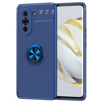 Huawei Nova 10 TPU-deksel med Ringholder Blå