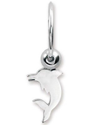 BCR Piercing With Dolphin 1 x 10 mm