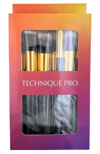 Technique PRO® 10 stk sminkebørster Gold Edition