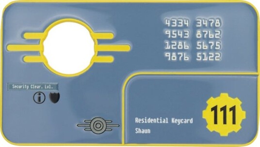 Fallout 4 - Vault 111 Limited Edition Security Keycard (Replica)
